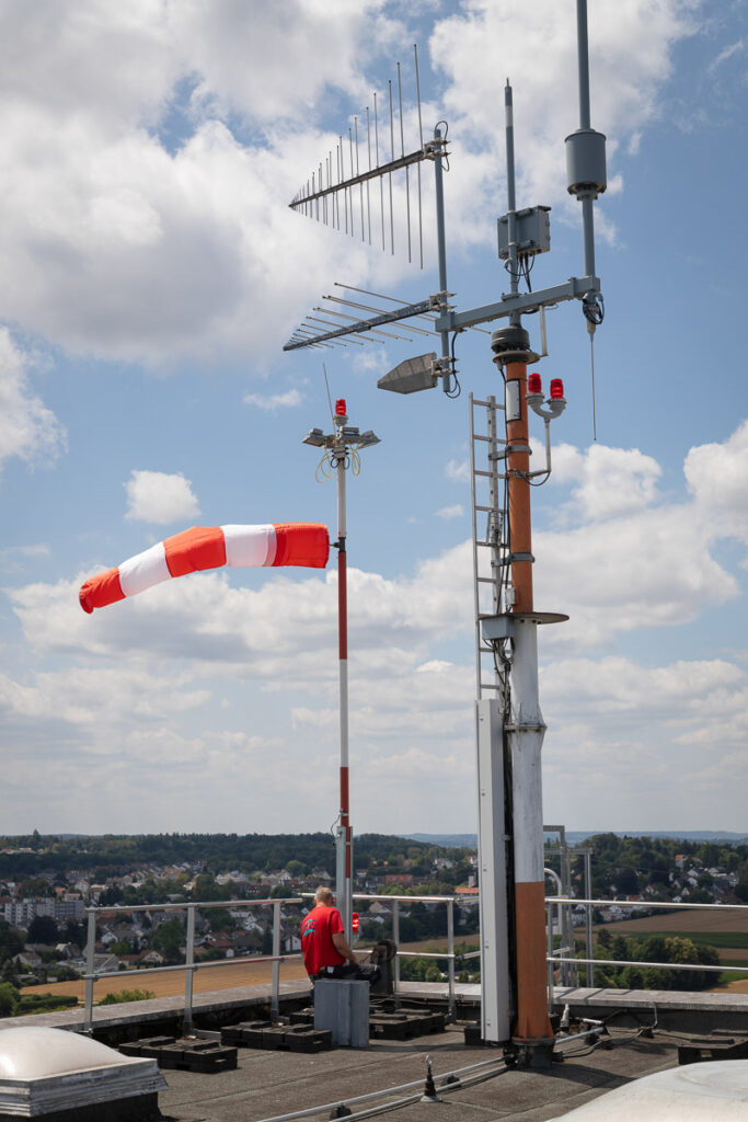 Hubschrauber Landeplatz Wartung